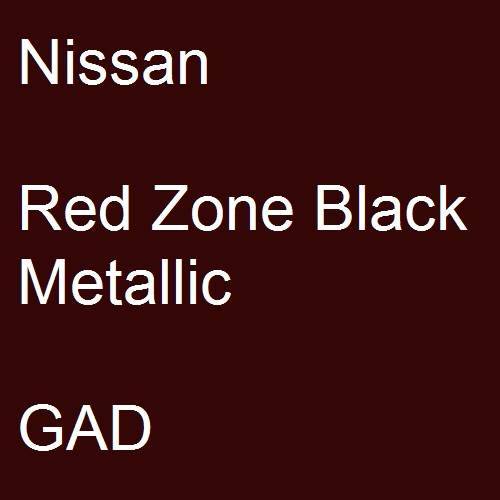 Nissan, Red Zone Black Metallic, GAD.